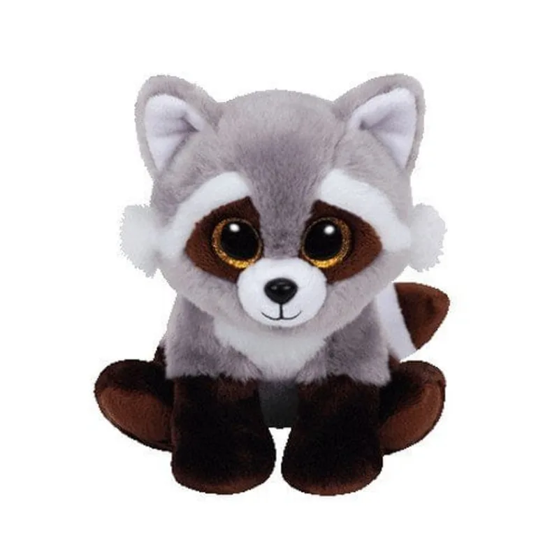 Beanie Babies - Bandit Guaxinim Cinza