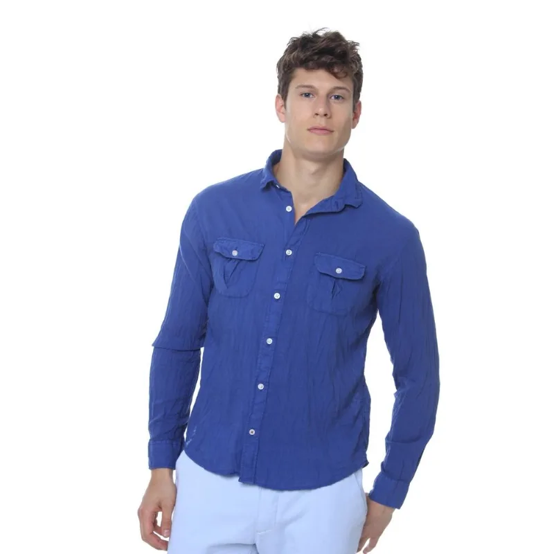 Camisa Easy Summer Color Indigo_az - M