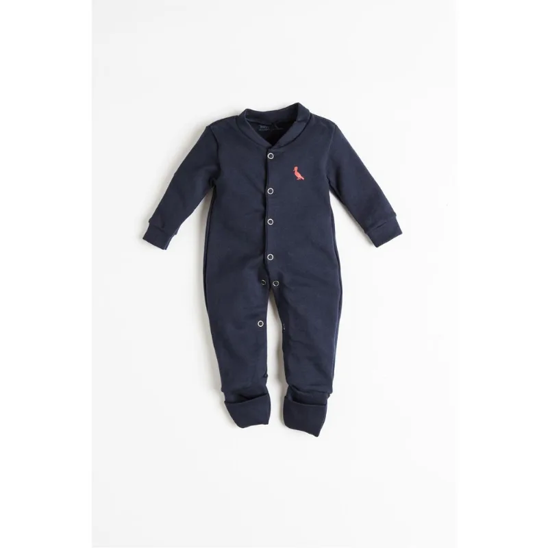 Body Mini Baby Aberto Ml Azul Marinho_az - 3-6