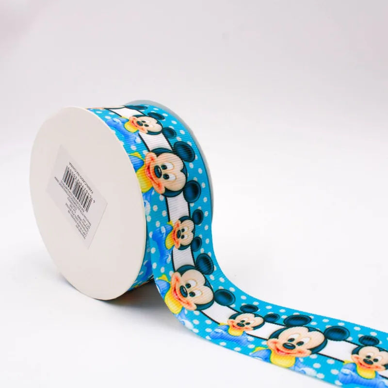 FITA ESTAMPADA MICKEY BEBÊ 38MM EM POLIESTER COM 09 METROS Unica