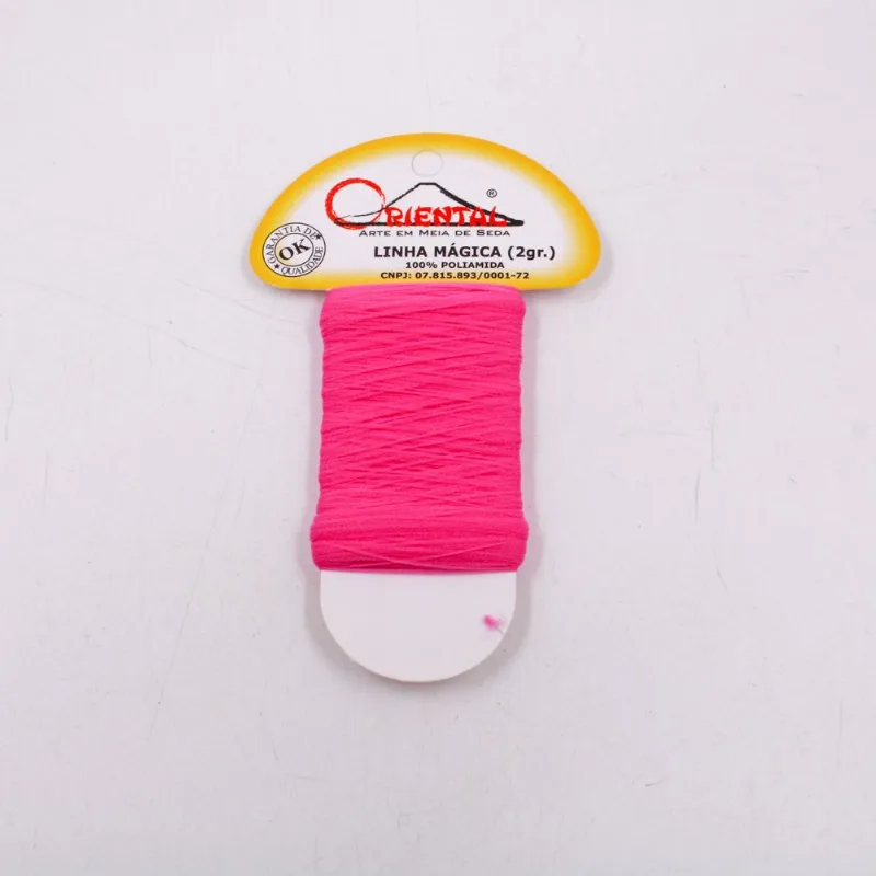 LINHA MAGICA ORIENTAL EM POLIAMIDA COM 100 METROS Rosa Pink
