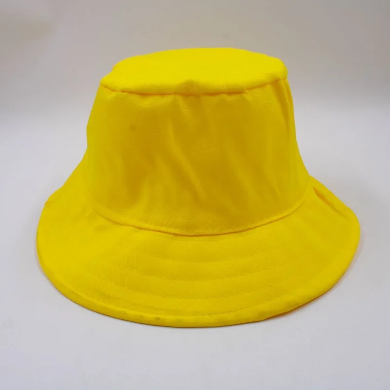 CHAPÉU BUCKET INFANTIL EM OXFORD COM 6 UNIDADES 033M - Amarelo Neon 818