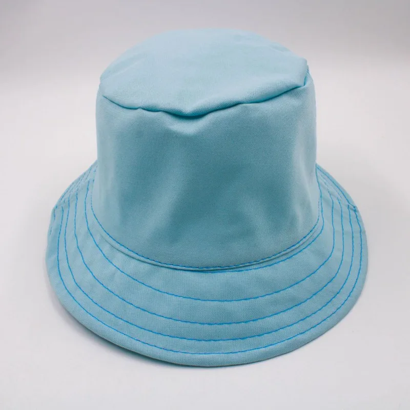 CHAPÉU BUCKET INFANTIL EM OXFORD COM 6 UNIDADES Azul Bebe