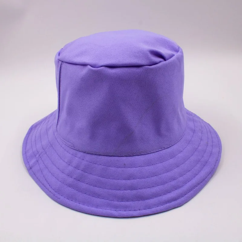 CHAPÉU BUCKET INFANTIL EM OXFORD COM 6 UNIDADES 245 - Lilas Claro Z45