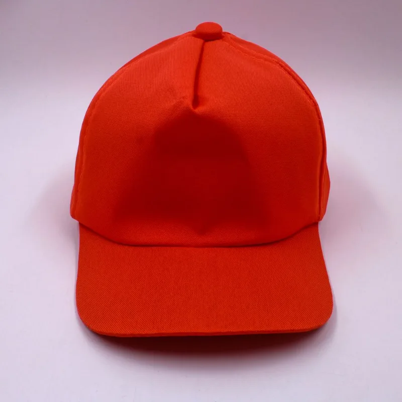 BONÉ INFANTIL EM TACTEL COM 6 UNIDADES 035M - Laranja Neon