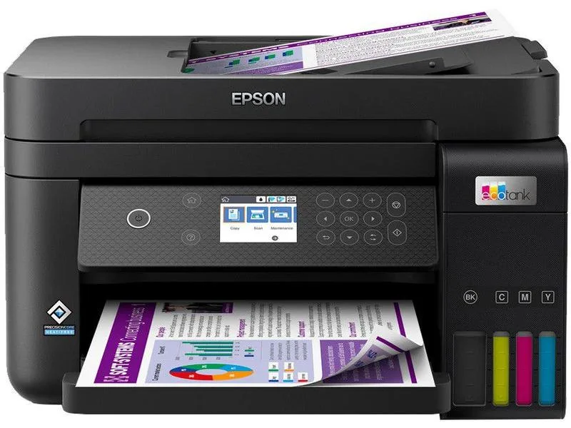 Impressora Multifuncional Epson Ecotank L6270 Tanque de Tinta Colorida USB Wi-Fi ADF - Epson