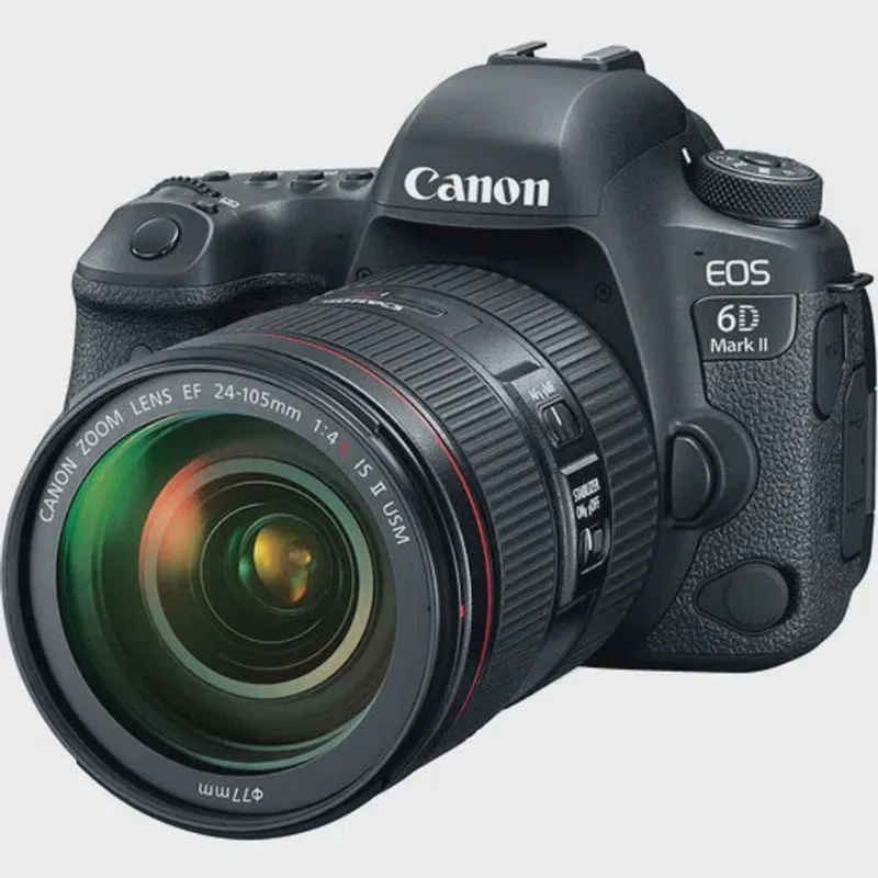 Câmera Canon eos 6D com Lente 24-105mm f/4.0L is usm af