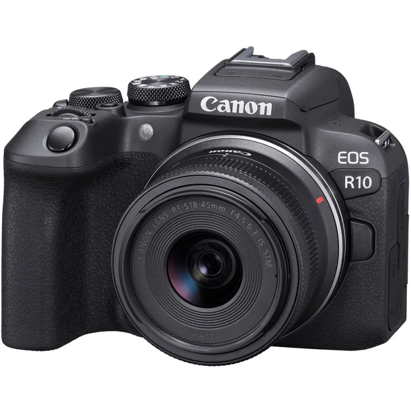 Câmera Canon eos R10 Mirrorless 4K e Lente rf-s 18-45mm is stm - Canon