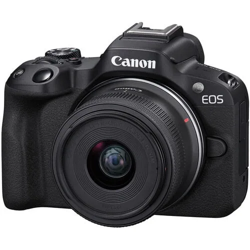 Câmera canon eos R50 com lente 18-45MM mirrorless - Canon