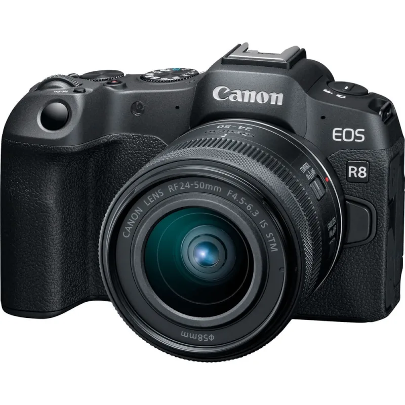Câmera Canon eos R8 Mirrorless com Lente rf 24-50mm is stm - Canon