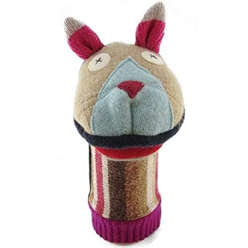 Cate &amp; Levi - Hand Puppet - Premium Reclaimed Wool - Handmade In Canada - Machine Washable (gato)