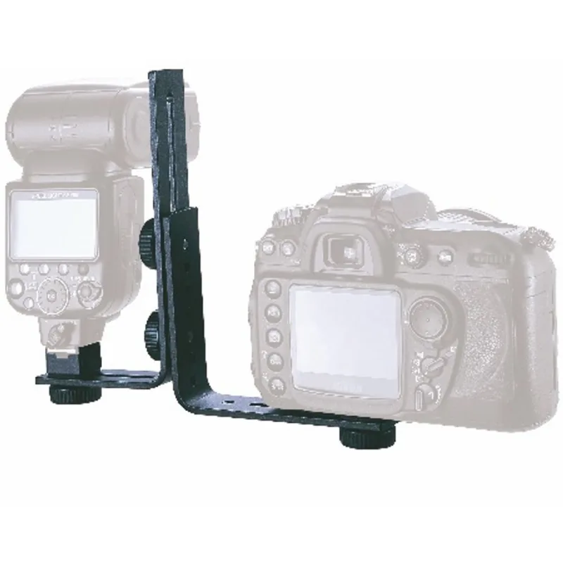 Suporte L Duplo de Montagem Universal 1/4 TMB-16T para Flash e Câmera