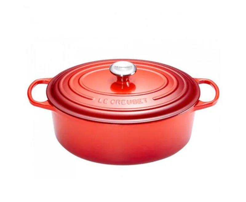 Panela Oval Signature 31 cm Vermelho Le Creuset - Le creuset