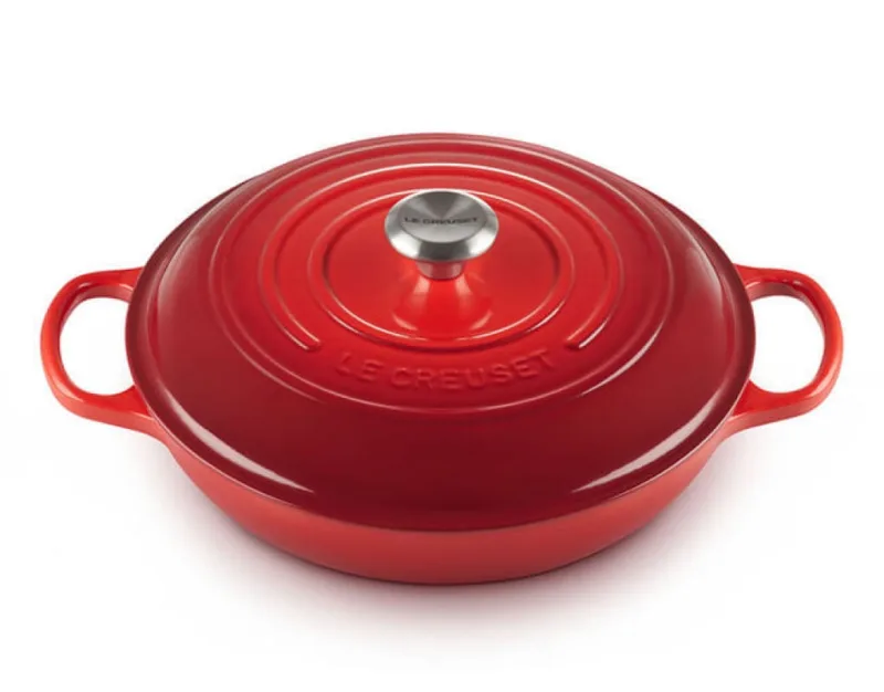 CAÇAROLA LE CREUSET BUFFET SIGNATURE 26CM Vermelho - Le creuset
