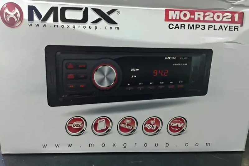 Som Automotivo Mox Mo-r2021 Com Usb E Leitor De Cartão Sd - MOX