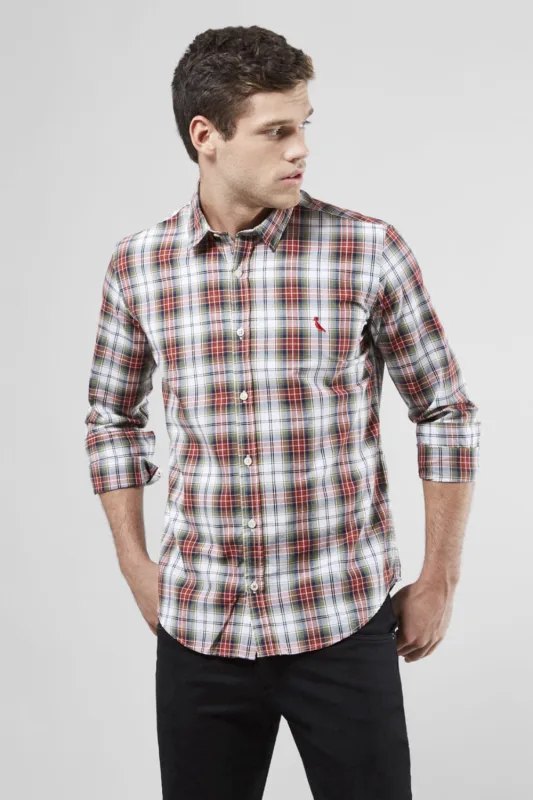Camisa Regular Xadrez Lily Rosa - Ggg - RESERVA