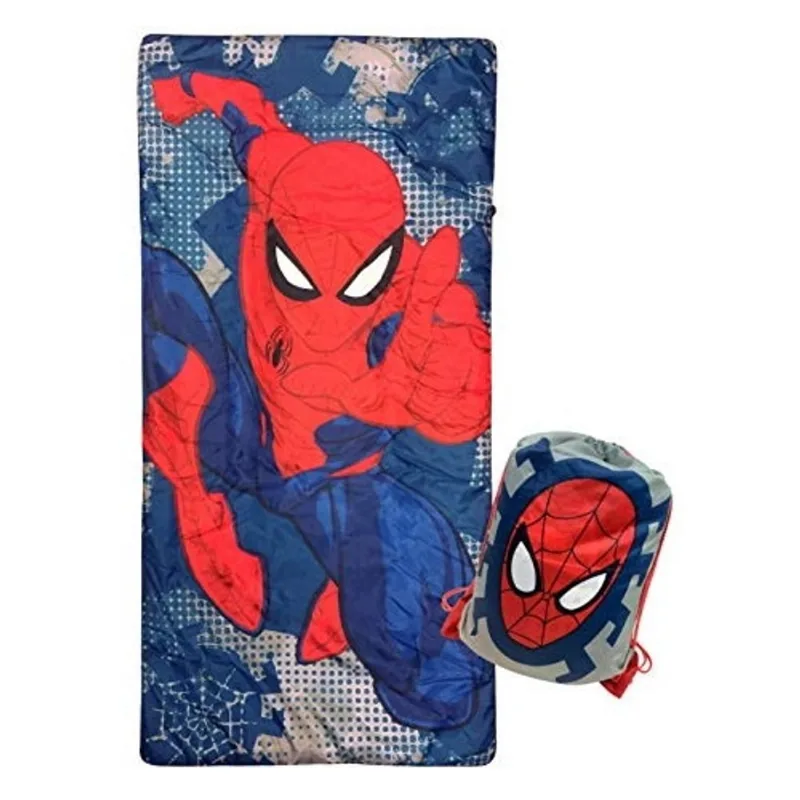 Jay Franco Marvel Spiderman Spidey Dots Slumber Sack - Aconchegante & Warm Kids Leve Saco de Sono /Saco de Dormir (Produto Oficial marvel)