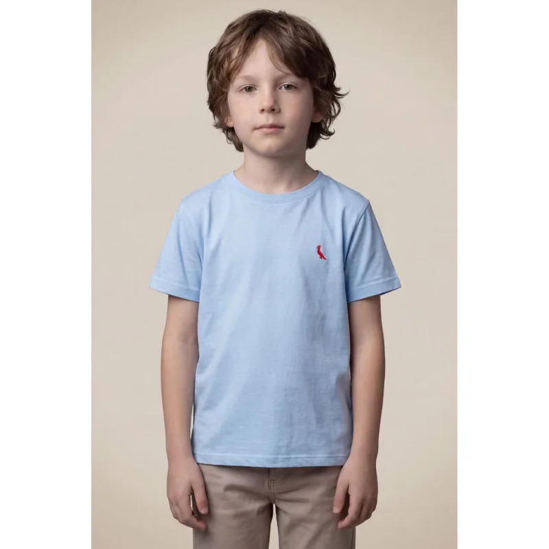 Camiseta Reserva Mini Brasa Pica-pau Bordado Azul - 02