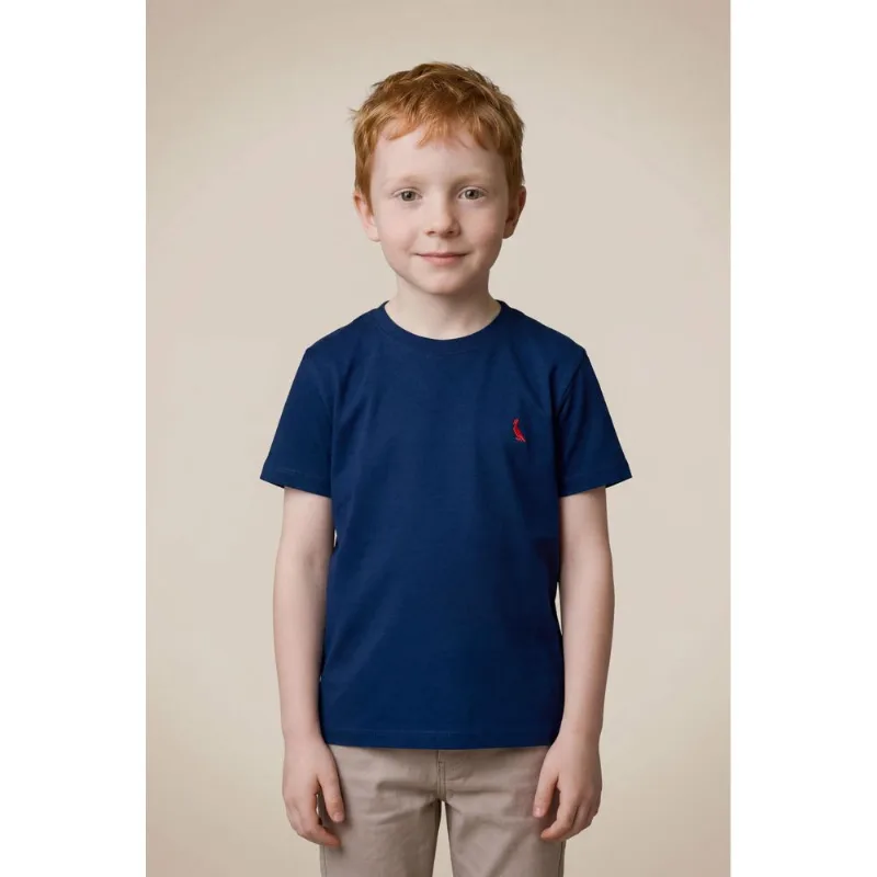 Camiseta Reserva Mini Brasa Pica-pau Bordado Azul Royal - 06
