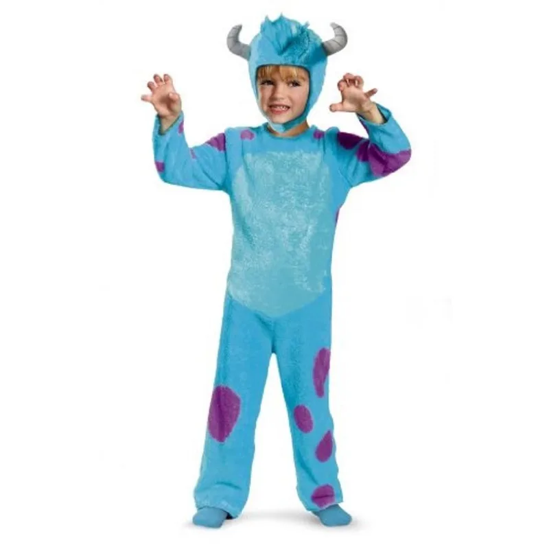 Fantasia clássica infantil Sulley da Disney Pixar Monsters University, 3T-4T