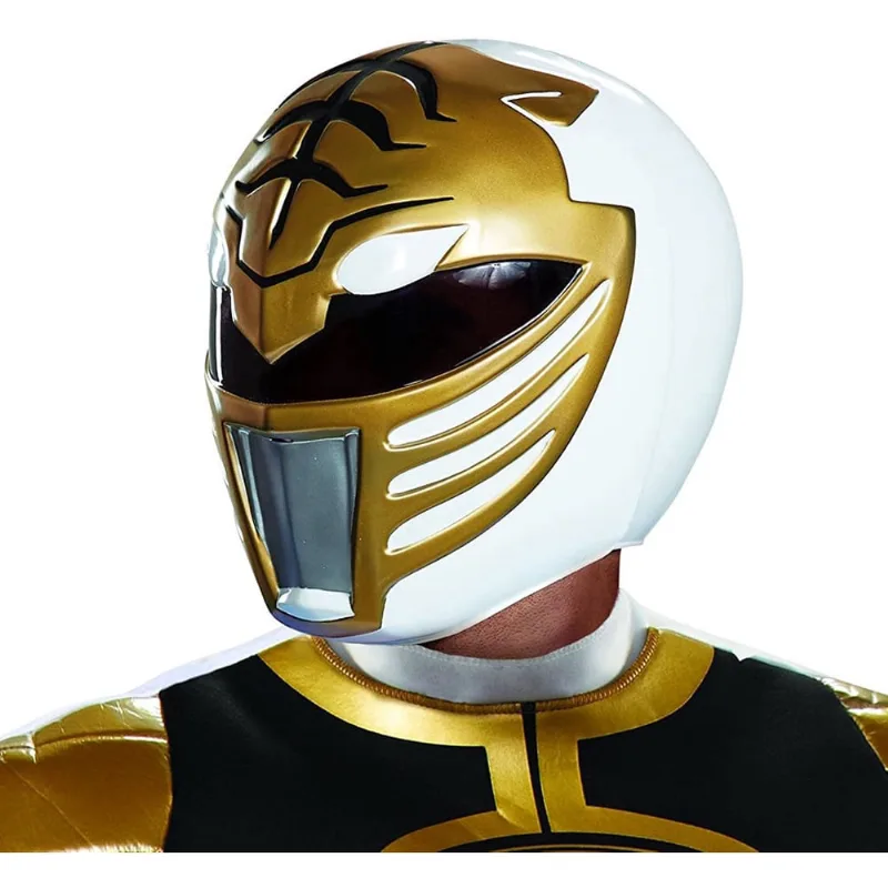 Capacete White Ranger Adulto Power Rangers