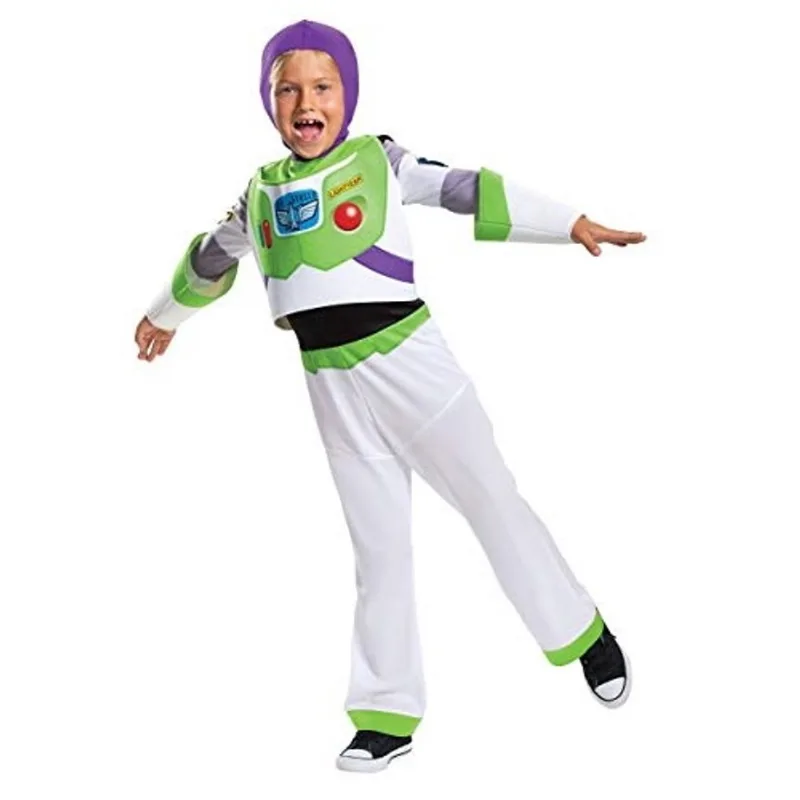 Fantasia infantil Disguise Buzz Lightyear Classic Toy Story 4, P (4-6) branca