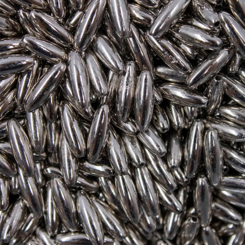 Arroz Liso Passante 4X12mm Em Abs Com 500Gr 074 - Niquel