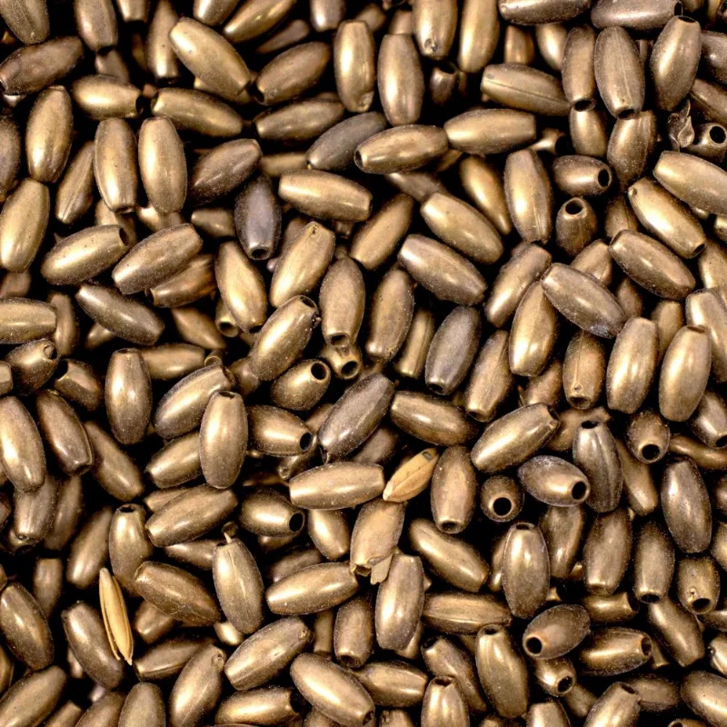 Arroz Liso Passante 4X8mm Em Abs Com 500Gr 075 - Ouro Velho