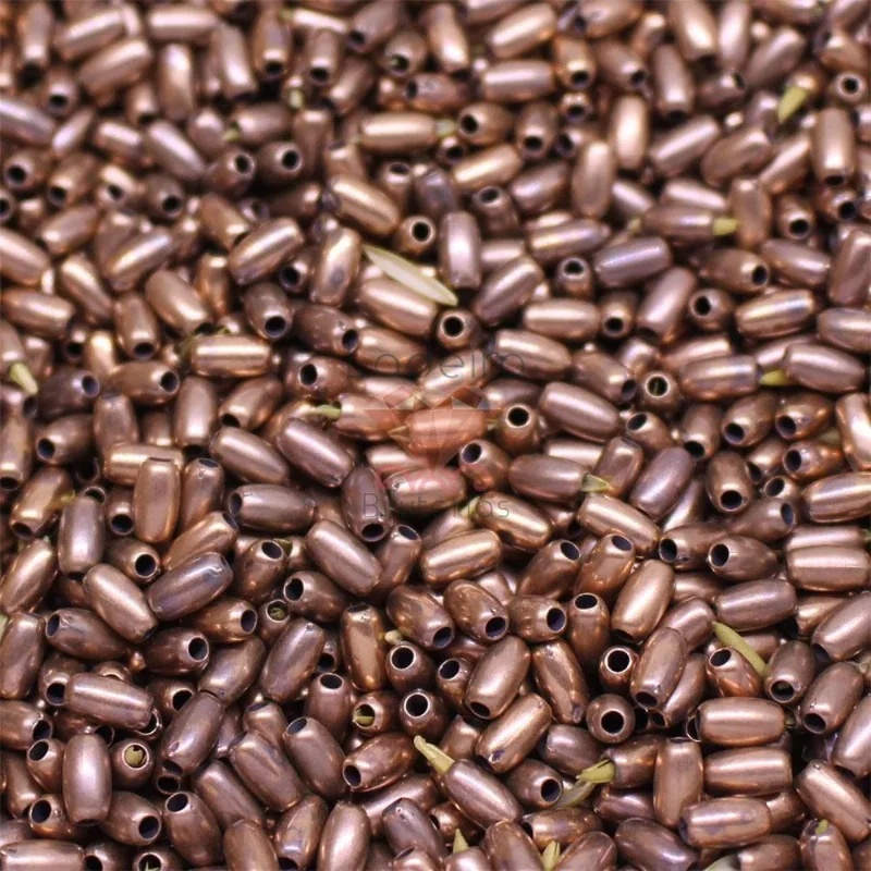 ARROZ LISO PASSANTE 3x6MM EM ABS COM 500GR 078 - Cobre 078