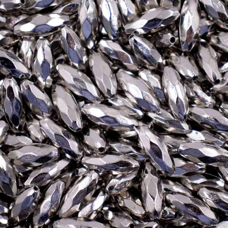 Arroz Sextavado Passante 6X15mm Em Abs Com 500Gr 074 - Niquel