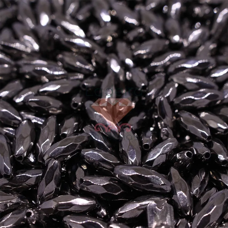 Arroz Sextavado Passante 6X15mm Em Abs Com 500Gr Grafite