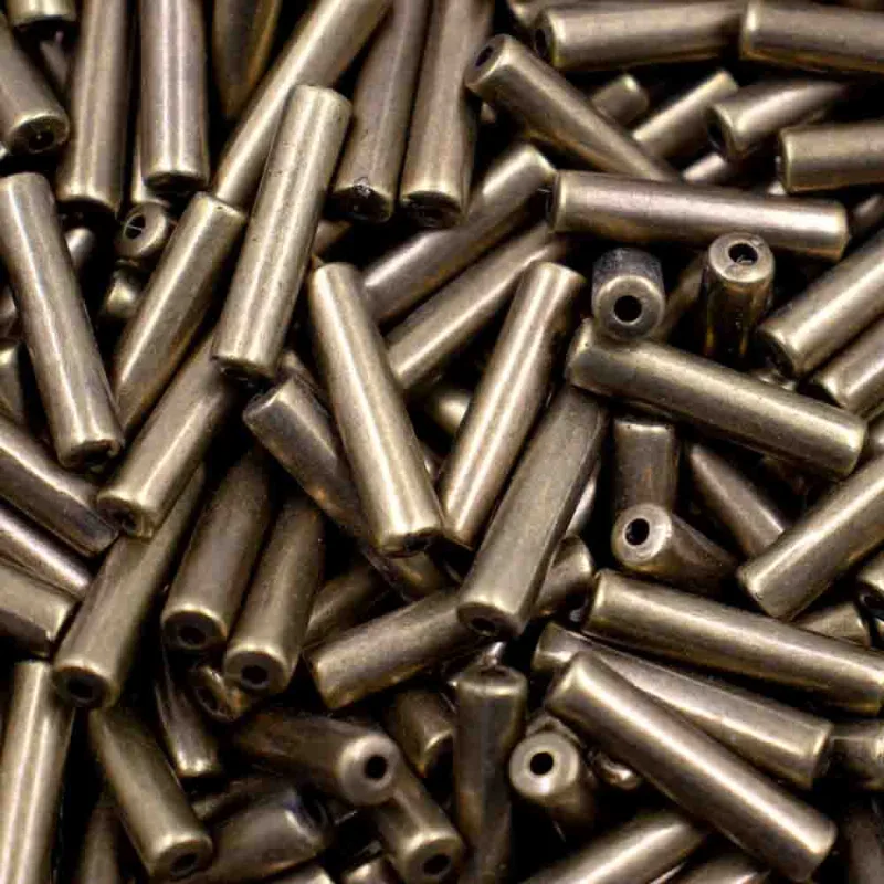 Tubo Redondo Liso Passante 04X20mm Em Abs Com 500Gr 075 - Ouro Velho