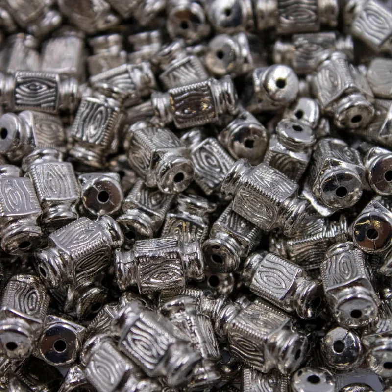 ENTREMEIO TRABALHADO 05X11MM EM ABS COM 250G 074 - Niquel