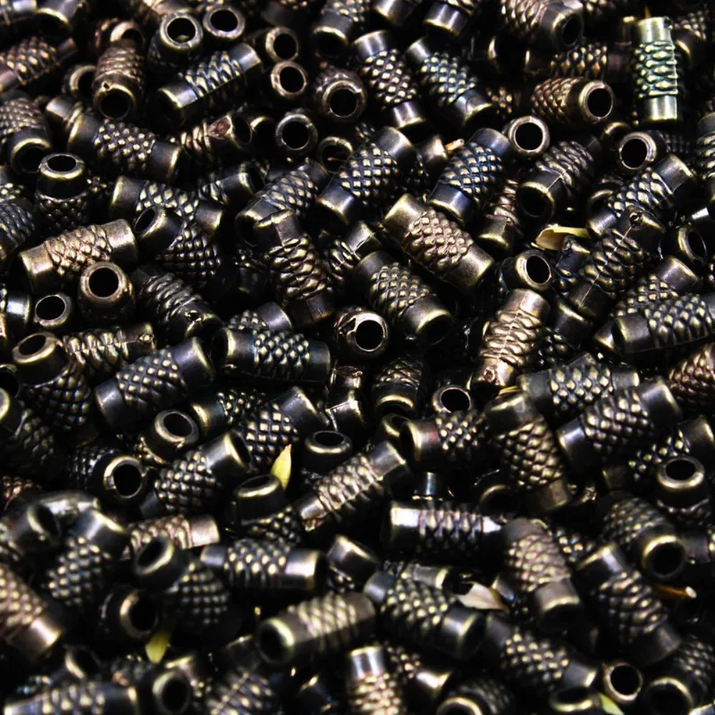 Entremeio Trabalhado De Abs 10X5mm 250G 075 - Ouro Velho