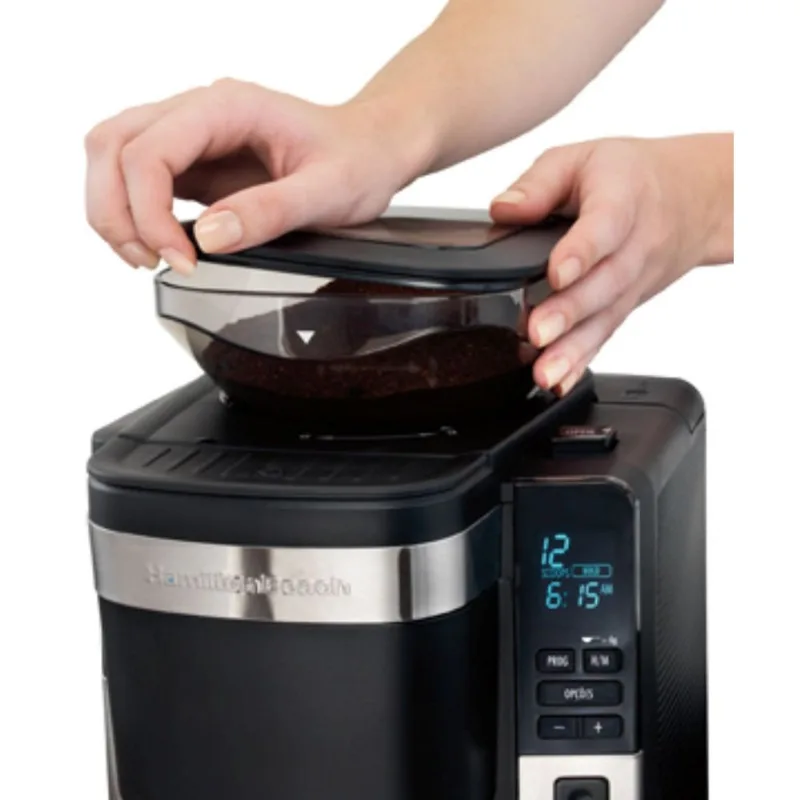 Cafeteira Elétrica InteliBrew 220V Preta Hamilton Beach