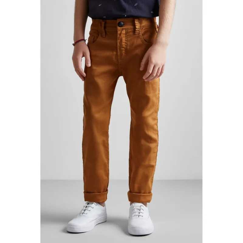 Calça Mini Sarja 5 Pockets Stretch Skinny Color Pacoca - 02