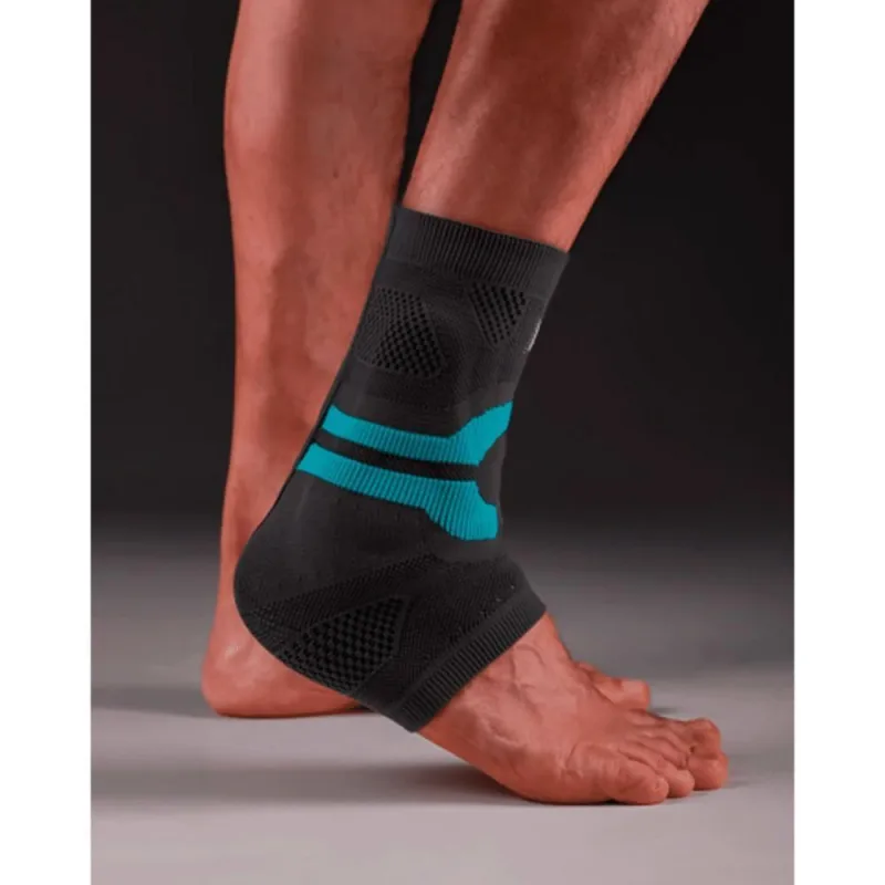 Tornozeleira De Compressão N1 Sport Pro Para Esportes E Trabalho Com Almofadas De Silicone Cinza - Não Informado