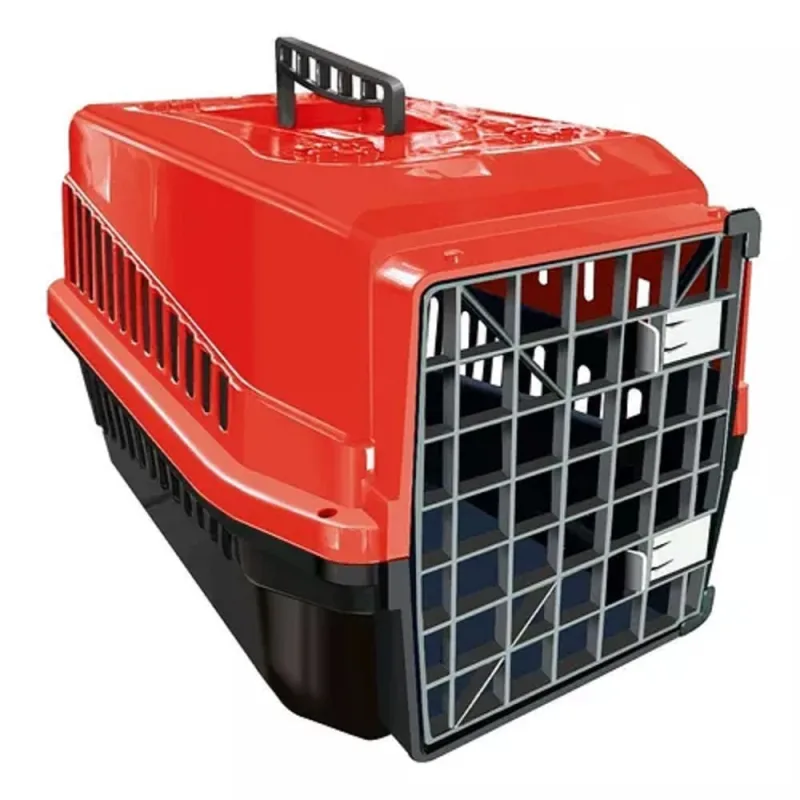 Caixa de Transporte Animais N5 Cachorros e Gatos Vermelho - Não Disponível