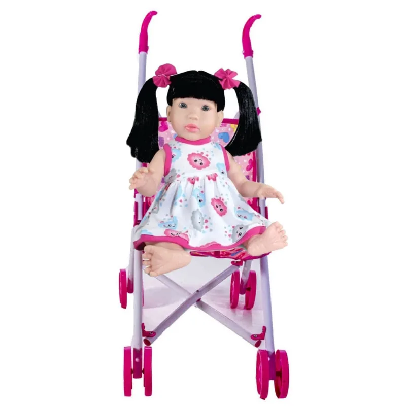 Bebê Reborn Baby Boneca Menina Silicone Realista Completo
