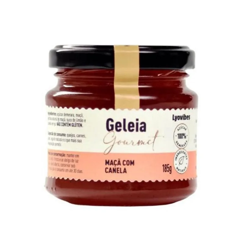 Geleia De Maçã Com Canela Lyovibes 185G