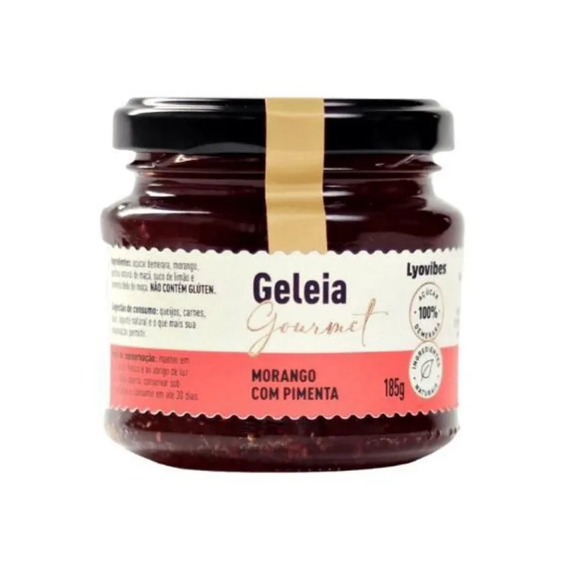 Geleia De Morango Com Pimenta Lyovibes 185G