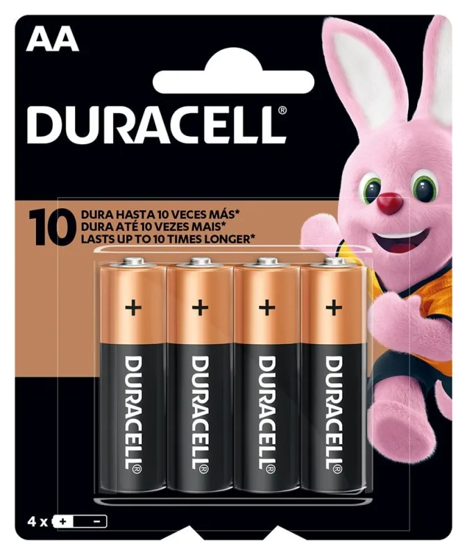 PILHA ZINCO DURACELL C/4 AA PEQUENA SM UNIT - DURACELL