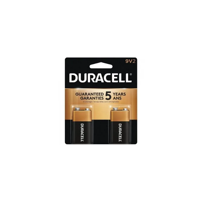 Bateria Alcalina 9V2 Duracell Cartela com 2 Unidades