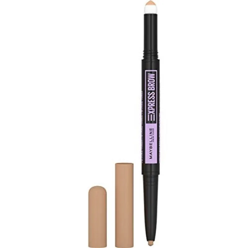 Maybelline New York Express Eyebrow 2-In-1 Lápis e Pó, Maquiagem, 248 Loira Leve, 0.02 Fl Oz