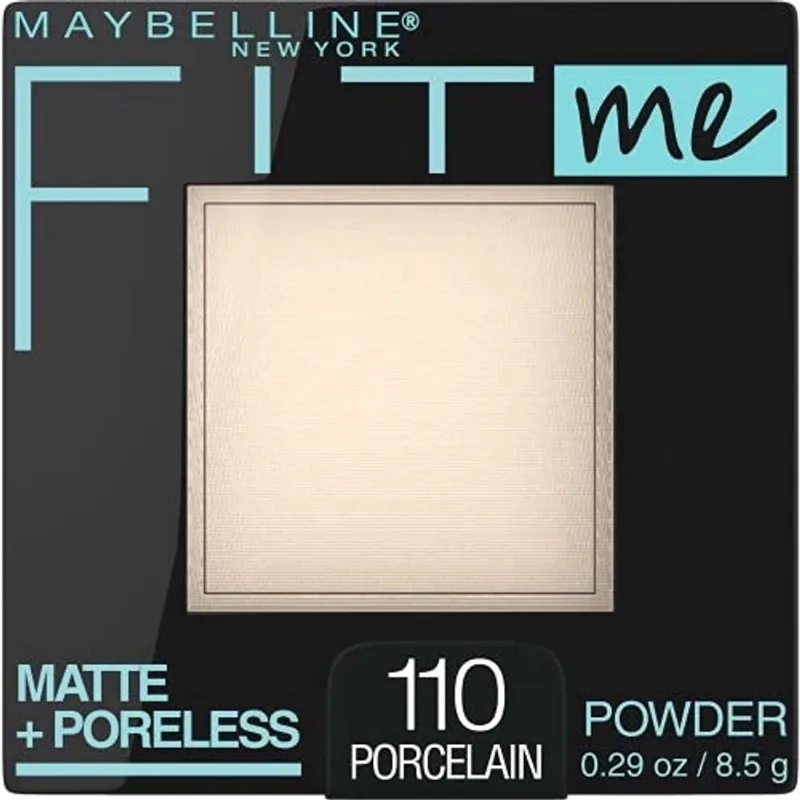 Pó Facial Maybelline Fit Me Matte + Poreless, Porcelana