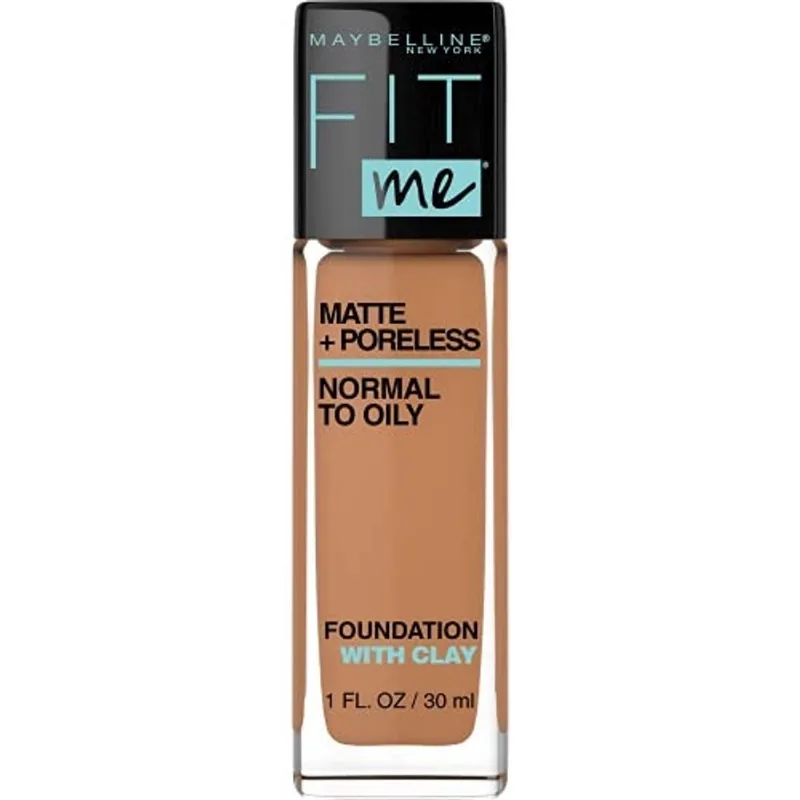 Base Líquida Maybelline Matte + Poreless, Tan Clássico, 1 fl. oz. Livre de Óleo