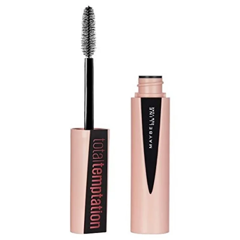 Maybelline New York Total Temptation Washable Mascara, Blackest Black, 0.27 fl. oz.