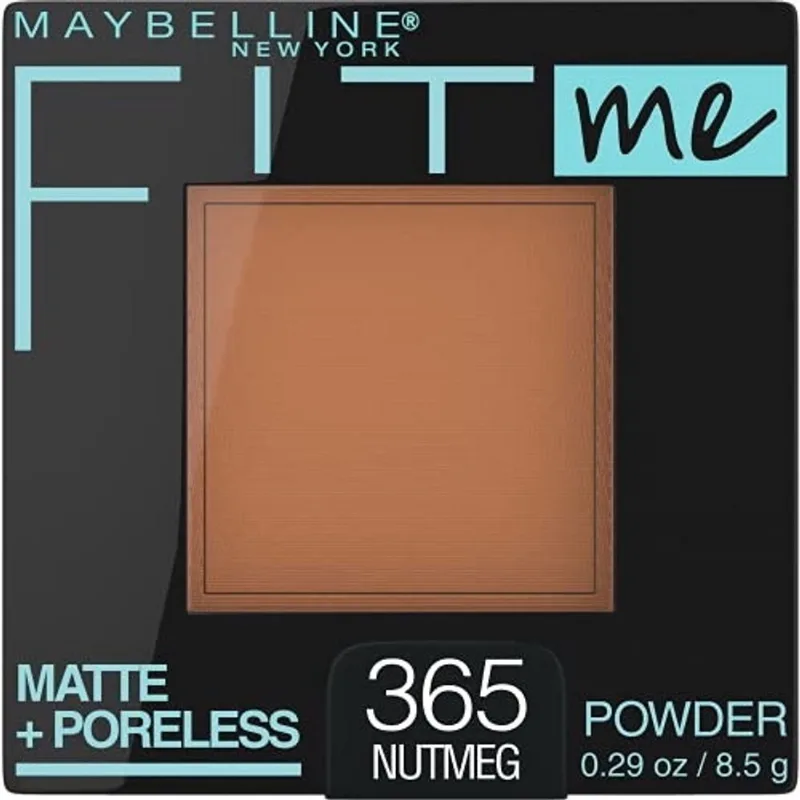 Maybelline New York Fit Me Matte + Poreless Powder Makeup, Nutmeg, 0.29 Onça, Pack of 1