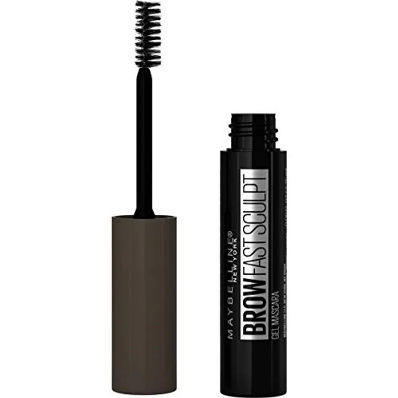 Maybelline Brow Fast Sculpt, Shapes Eyebrows, Maquiagem de Rímel de Sobrancelha, Marrom Médio, 0.09 Fl. Oz.