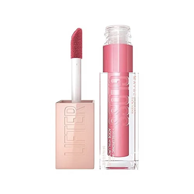 Maybelline Lip Lifter Hidratante Lip Gloss com Ácido Hialurônico, Pétala, 0,18 Onça